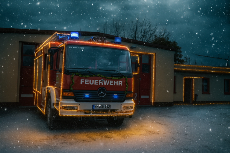 Die Freiwillige Feuerwehr Medingen wünscht einen schönen 2. Advent!