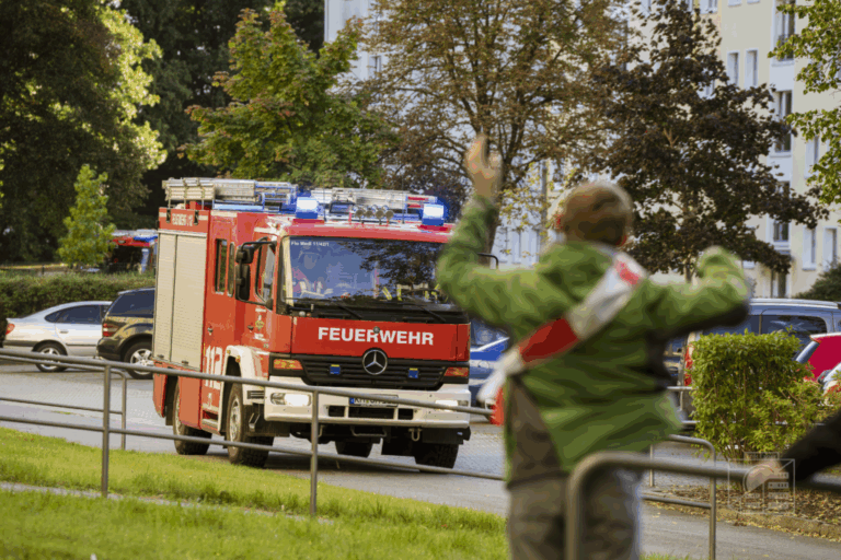 Einsatzübung: Kellerbrand in Ottendorf-Okrilla